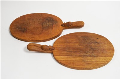 Lot 1073 - Robert Mouseman Thompson cheese boards