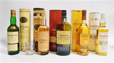 Lot 412 - Five bottle of whisky