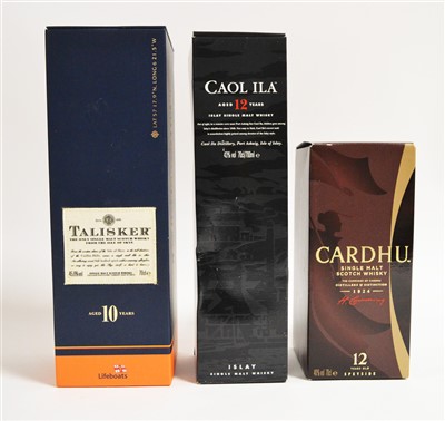Lot 419 - Three single malts