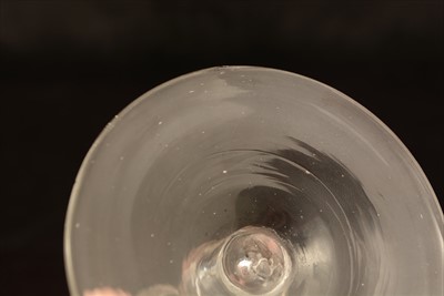 Lot 616 - Newcastle Royal Coat of Arms wine glass.