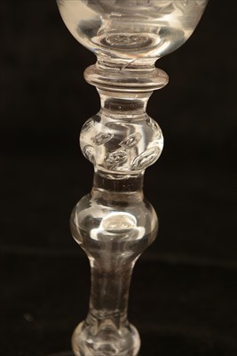 Lot 616 - Newcastle Royal Coat of Arms wine glass.
