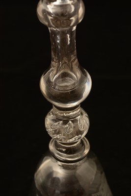 Lot 616 - Newcastle Royal Coat of Arms wine glass.