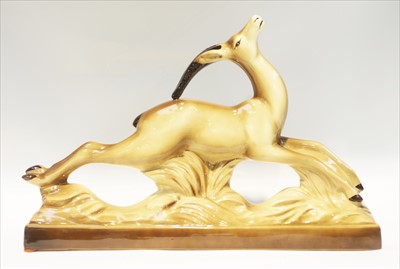 Lot 902 - French Art Deco Gazelle