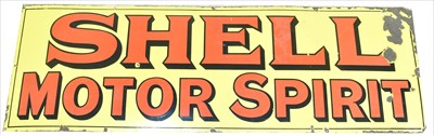 Lot 1095 - Shell Motor Spirit enamel sign