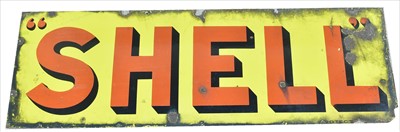 Lot 1096 - Shell enamel sign