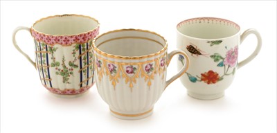 Lot 518 - Three coffee cups.
