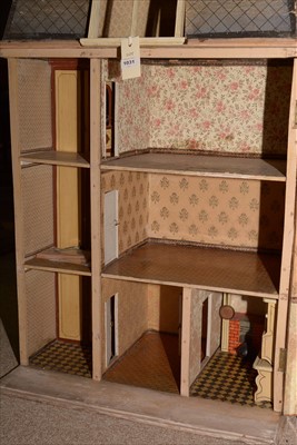 Lot 1031 - Christian Hacker, Nuremburg: a 19th Century four-storey doll's house.