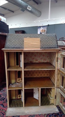 Lot 1031 - Christian Hacker, Nuremburg: a 19th Century four-storey doll's house.