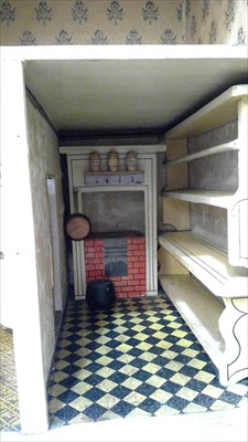 Lot 1031 - Christian Hacker, Nuremburg: a 19th Century four-storey doll's house.