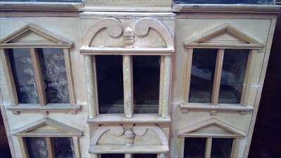 Lot 1031 - Christian Hacker, Nuremburg: a 19th Century four-storey doll's house.