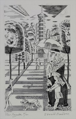 Lot 1041 - Edward Bawden - etching.