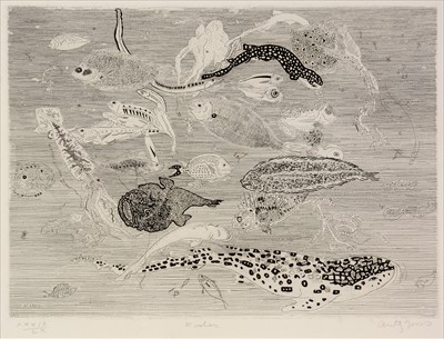 Lot 1038 - Anthony Gross - etching.