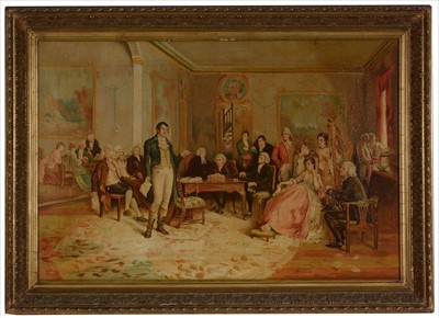 Lot 997 - After Charles Martin Hardie (19th Century) - "Robert Burns in Edinburgh, 1787" 