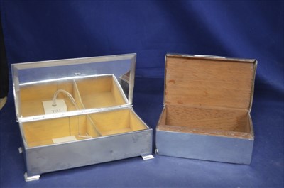 Lot 225 - Two silver cigarette cases