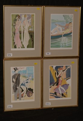Lot 106 - K* S* Fowler - watercolours.