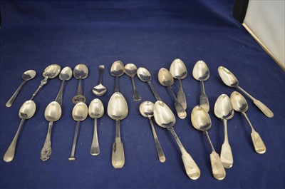 Lot 239 - Silver teaspoons