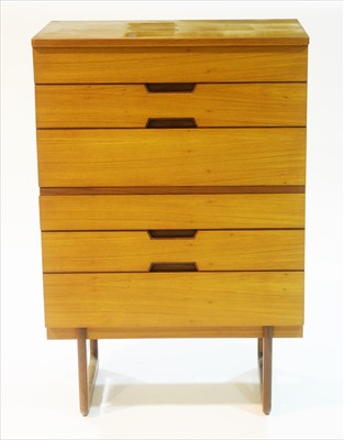 Lot 960 - A Uniflex teak chest
