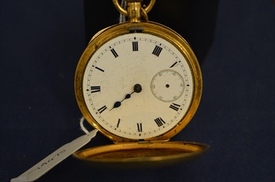 Lot 322 - 18ct gold pocket watch