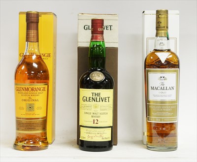Lot 341 - Three bottle of whisky