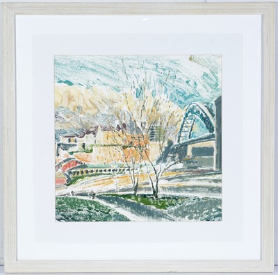 Lot 45 - Peter Collins - oil monotype