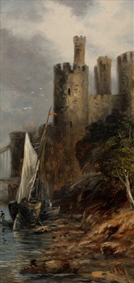 Lot 1092 - Style of William Callow - oil.