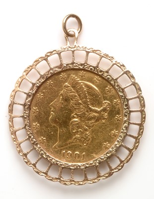 Lot 155 - Twenty Dollar pendant