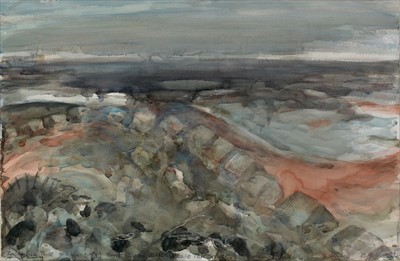 Lot 607 - Richard Hobson - watercolour.