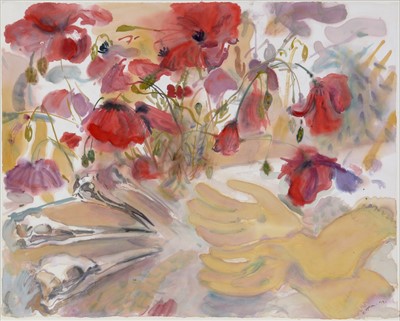 Lot 1128 - Richard Hobson - watercolour.