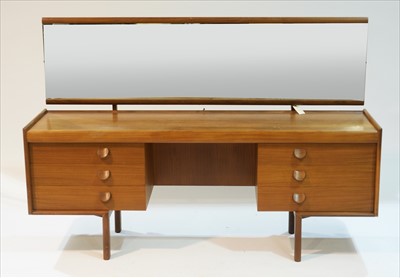 Lot 1180 - White & Newton of Portsmouth dressing table and mirror.
