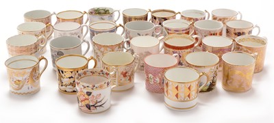 Lot 463 - 29 early 19th century English coffee cans