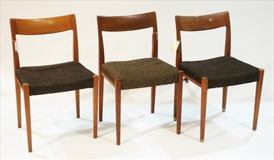 Lot 944 - Three 1960's Kontiki dining chairs.