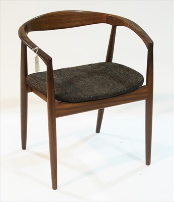 Lot 945 - Kai Kristiansen elbow chair.