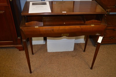 Lot 495 - Mahogany desk