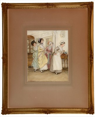 Lot 598 - Hugh Thomson - watercolour.