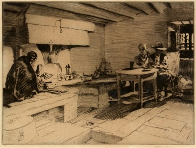 Lot 570 - Sir William Russell Flint, RA, ROI - etching.