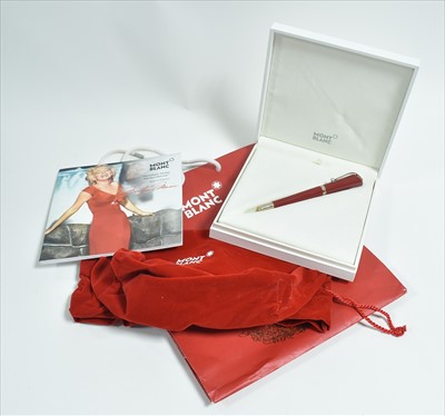 Lot 1093 - Mont Blanc Special Edition (Muses) Marilyn Monroe rollerball pen