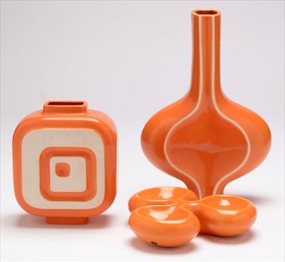 Lot 912A - Three pieces of Scabetti pottery.