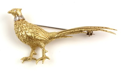Lot 178 - Pheasant brooch