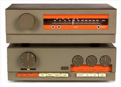 Lot 15 - Quad 33 pre-amp and Quad FM3 tuner