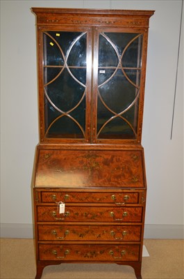 Lot 508 - Bureau bookcase
