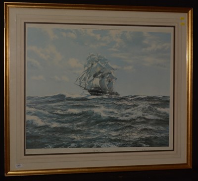 Lot 1086 - After Montague Dawson - print.
