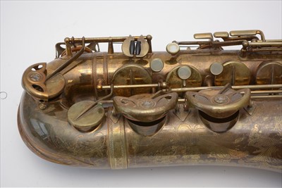 Lot 128 - Selmer balanced action tenor saxophone.