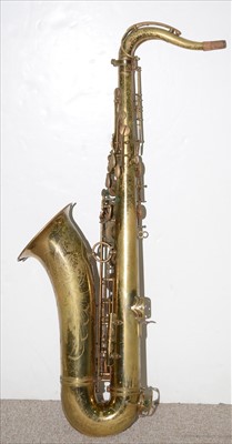 Lot 129 - Selmer super balanced action tenor saxophone