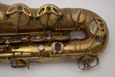 Lot 129 - Selmer super balanced action tenor saxophone