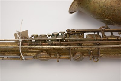 Lot 129 - Selmer super balanced action tenor saxophone