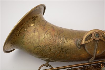 Lot 129 - Selmer super balanced action tenor saxophone