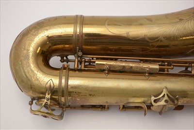 Lot 129 - Selmer super balanced action tenor saxophone