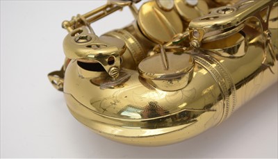 Lot 130 - Selmer super action alto saxophone