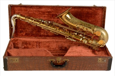 Lot 136 - King super 20 tenor saxophone