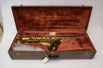 Lot 136 - King super 20 tenor saxophone
